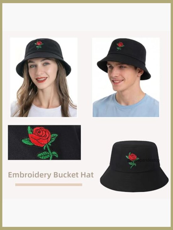 Cotton Bucket Hat Packable Sun Cap for Beach Travel main image 5